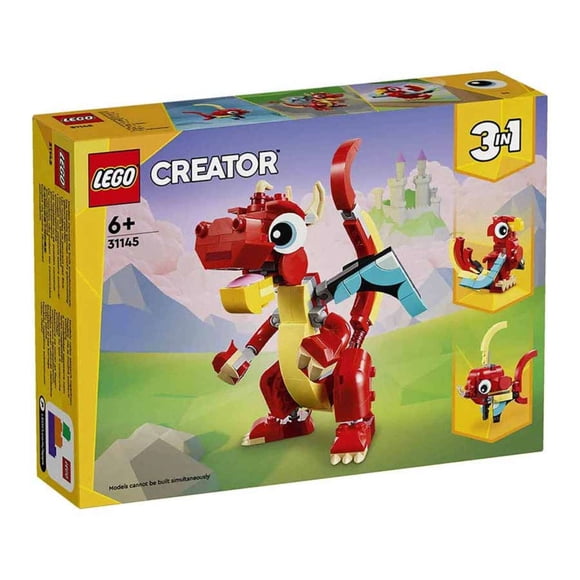 Bloques de Construcción Dragón Rojo 31145