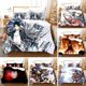 thumbnail image 1 of ed Attack On Titan AOT Bedding SetLevi Duvet Cover Double Adult Kids Bedclothes Quilt Cover, 1 of 5