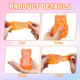 thumbnail image 4 of Juguete Squishy de Oso Taba Squishy para Niños y Adultos - Naranja, 4 of 7