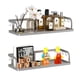 thumbnail image 1 of Cestas de almacenamiento colgantes PUSDON Metal Wall, 2 paquetes, plateadas, 1 of 8
