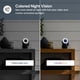 thumbnail image 5 of Cámara de seguridad interior LUNA 2K 360° con panorámica e inclinación WiFi con foco, 5 of 9