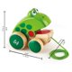 thumbnail image 3 of Juguete de arrastre Hape Rana que come moscas de madera para niños pequeños, 3 of 4
