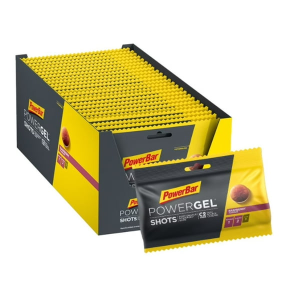 Powerbar Power Gel Shots Energy Gel Gomitas 24u Raspberry