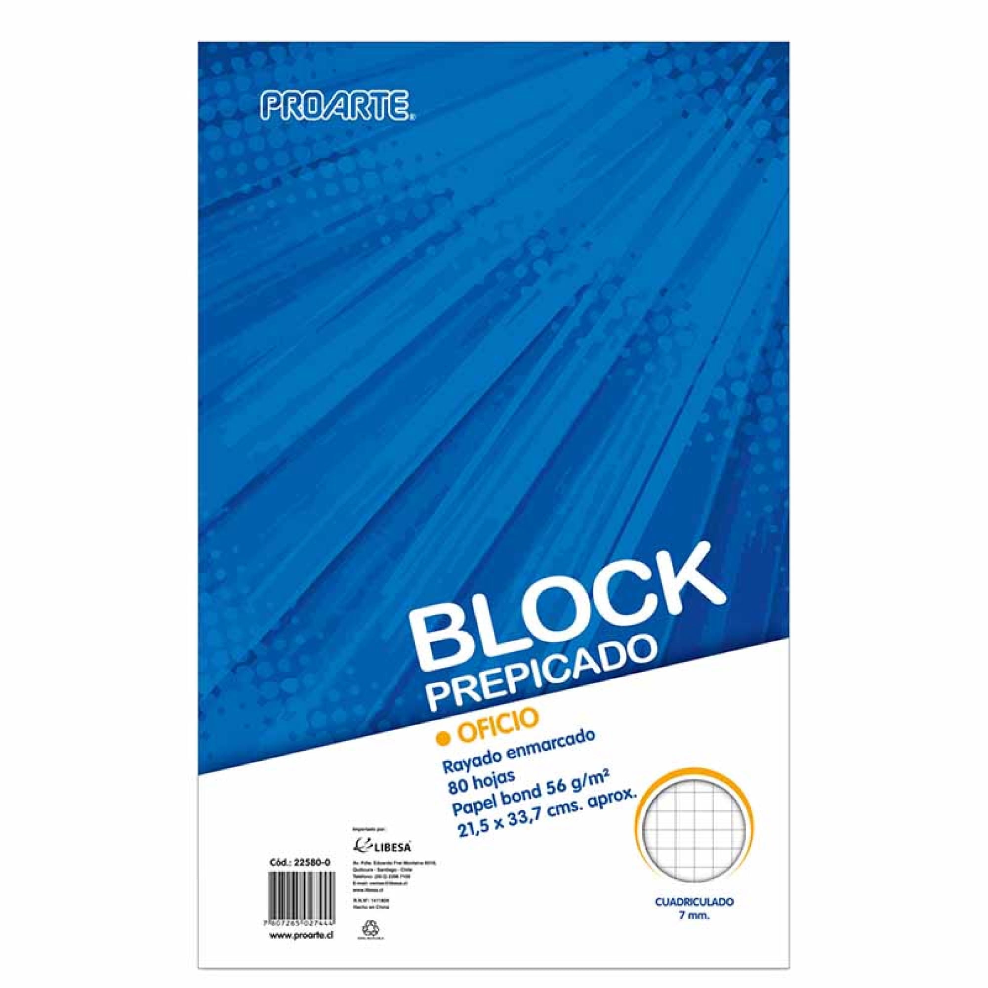 Block Prepicado Oficio 80 Hojas Proarte