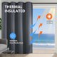 thumbnail image 2 of Simplebrand Grommet Blackout Curtains for Bedroom 63 Inch Length, 2 of 3