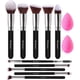 thumbnail image 1 of Set de Brochas de Maquillaje BEAKEY Suaves y Delicadas para la Piel 12 Piezas con Esponjas, 1 of 8