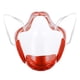 thumbnail image 3 of Protector Facial Transparente Transparente Cubierta Bucal Reutilizable Boca Roja, 3 of 5