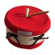 thumbnail image 5 of Cesta De Almacenamiento Redonda De Cuerda De Algodón Con Tapa, Vacía, Tejida, Para El Hogar, La Cocina, Aperitivos, Nudo De Lazo, 5 of 5