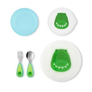 Skip Hop - Zoo Set De Alimentacion Cocodrilo