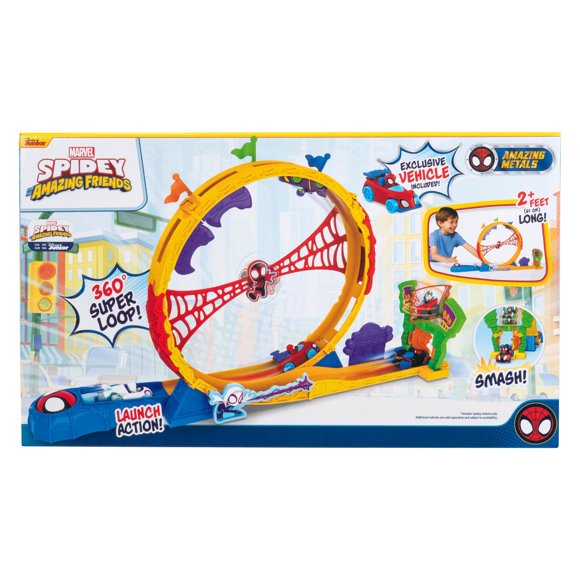 Pista de Carrera Spidey SuperLoop con Vehículo