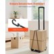 thumbnail image 4 of Carretilla plegable VEVOR de 50 kg de capacidad de carga con 2 ruedas, color negro, 4 of 9