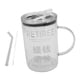 thumbnail image 3 of Taza De Cristal Con Pajita, Vaso De Café Duradero De 1000ml Para Bebidas Calientes, Té, Café, Jubilado, 3 of 3