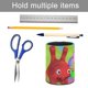 thumbnail image 5 of Popiz baby tv-theme Cylinder Pen Holder Pencil Organizer with Flannel Lining PVC Leather Material Cardboard Base for study work 10*8CM, 5 of 6