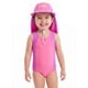 thumbnail image 1 of Gorro Niña traje de baño fucsia protección solar Talla Tamaño Único, 1 of 5