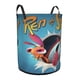thumbnail image 2 of El Show de Ren y Stimpy Cesta de lavandería de gran capacidad redonda con asa, bolsa para ropa sucia plegable, almacenamiento para dormitorio, baño y lavadero 44x35 cm, 2 of 6