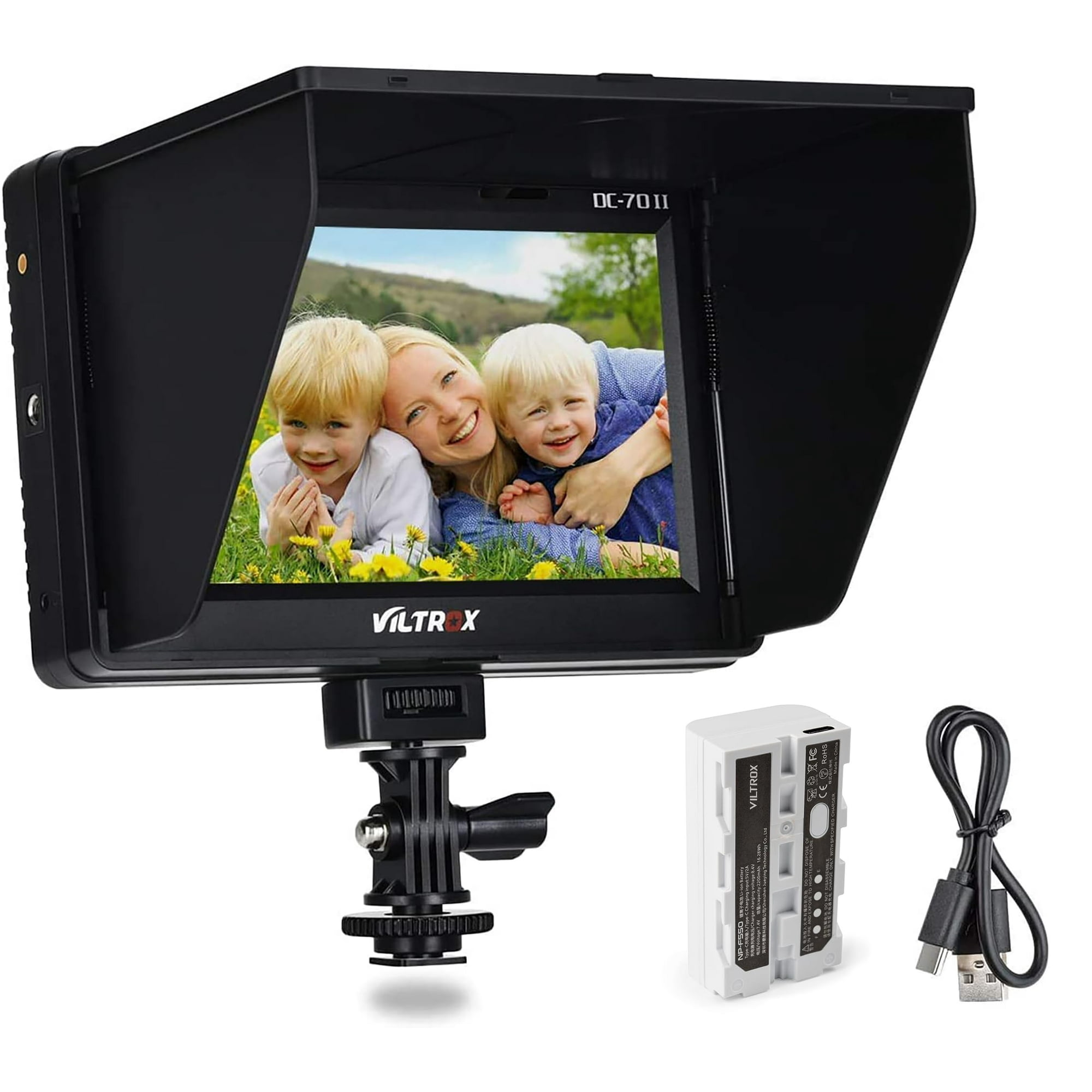 Monitor De Campo Viltrox Dc-70 Ii Hdmi 4k De 7 Pulgadas Con Parasol