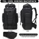 thumbnail image 2 of Mochila de trekking W WINTMING 70L Militar, 2 of 3