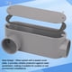 thumbnail image 3 of Cuerpo de conduit CKVIHAV de PVC rígido de 2 pulgadas tipo LR con tapa, gris, 3 of 7