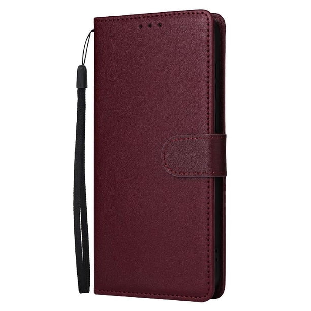 Funda Cartera para Samsung Galaxy A16 5G con Tarjetero, Soporte y Cordón - Protección Rojo