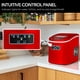 thumbnail image 5 of Máquina de hielo Whynter IMC-270MR, compacta y portátil, 12 kg, color rojo metálico, 5 of 6