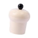 thumbnail image 3 of Tarro De Caramelos Con Tapa De 0,5 L, Ligero, Decorativo, Para Galletas, Para Bufé, Bodas, Fiestas, Color Blanco Lechoso Y Negro, 3 of 5