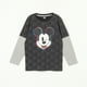 thumbnail image 1 of Polera Manga Larga Niño Mickey Letters Negro Disney, 1 of 4