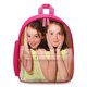 thumbnail image 1 of Juego de Gemelas Mochila Escolar para Niños y Niñas, Mochila Infantil Ligera de Alta Calidad, Grande y Duradera ROSA, 1 of 6