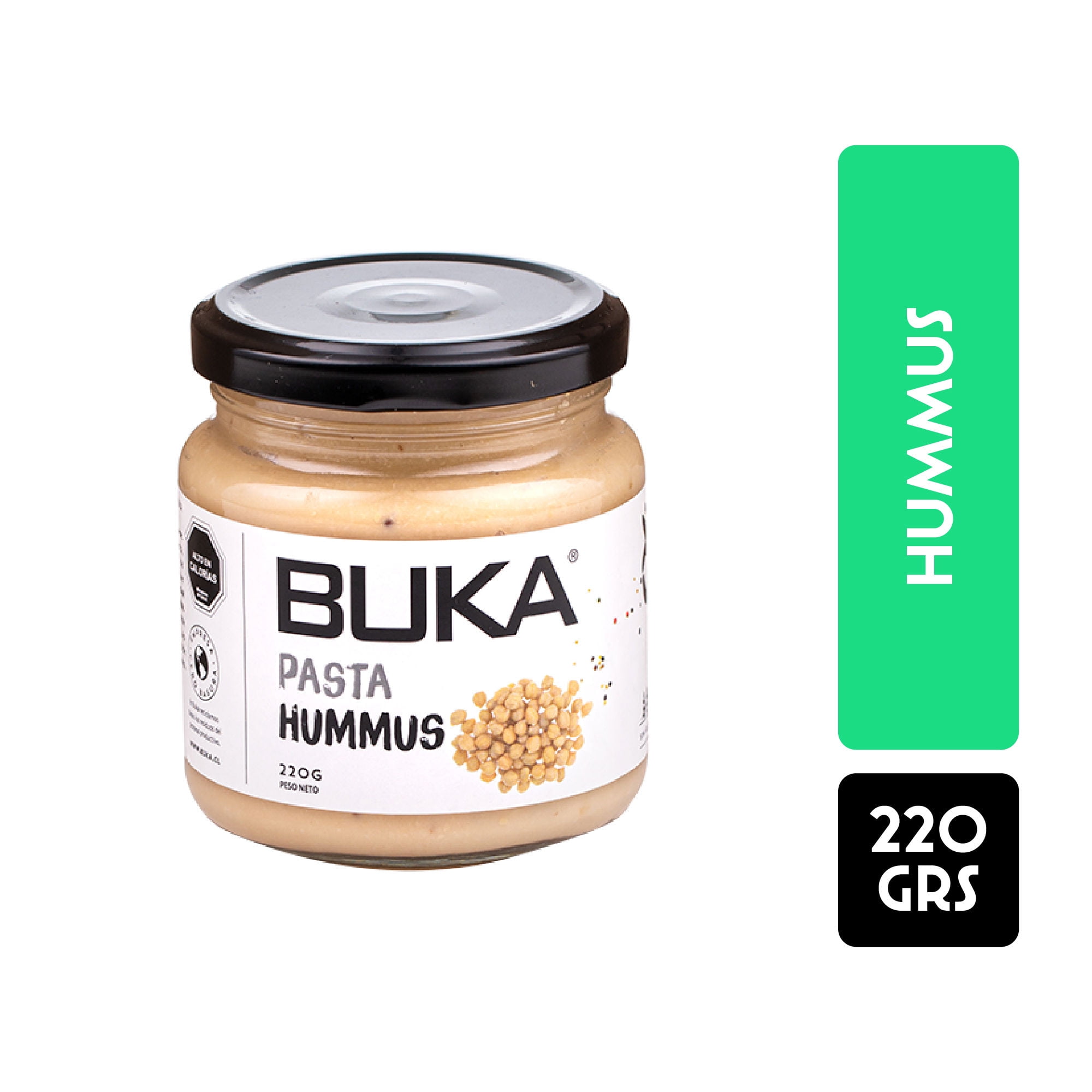 Dip Hummus Merkén Salsa Untable Frasco 220 g Buka