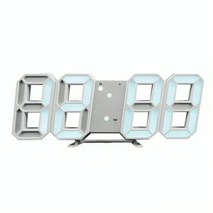 Genérico - Reloj Despertador Brillante Digital 3D De Mesa Y Pared