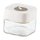 thumbnail image 2 of Tarro De Almacenamiento De Vidrio Reutilizable Con Tapa, Tarro Hermético Para Alimentos, Para Especias, Pasta, Aperitivos, Blanco, 500ml, 2 of 3