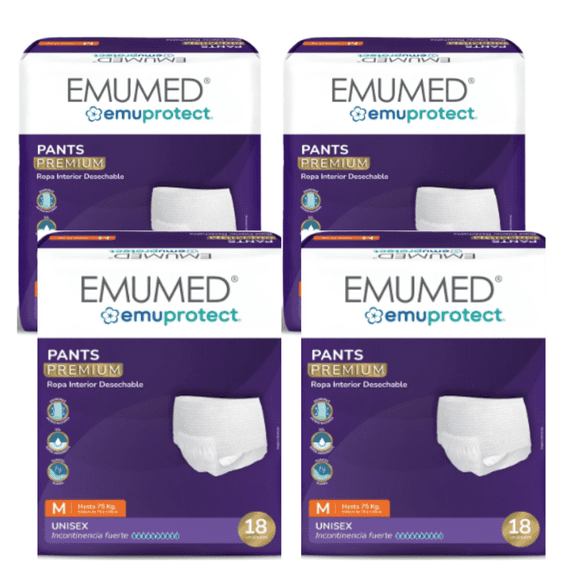 Emumed pants x4 paquetes talla M