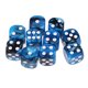 thumbnail image 3 of 10 Dados D6 De Seis Caras Punteados Para Accesorios De Mazmorras Y Dragones Azul Negro, 3 of 5