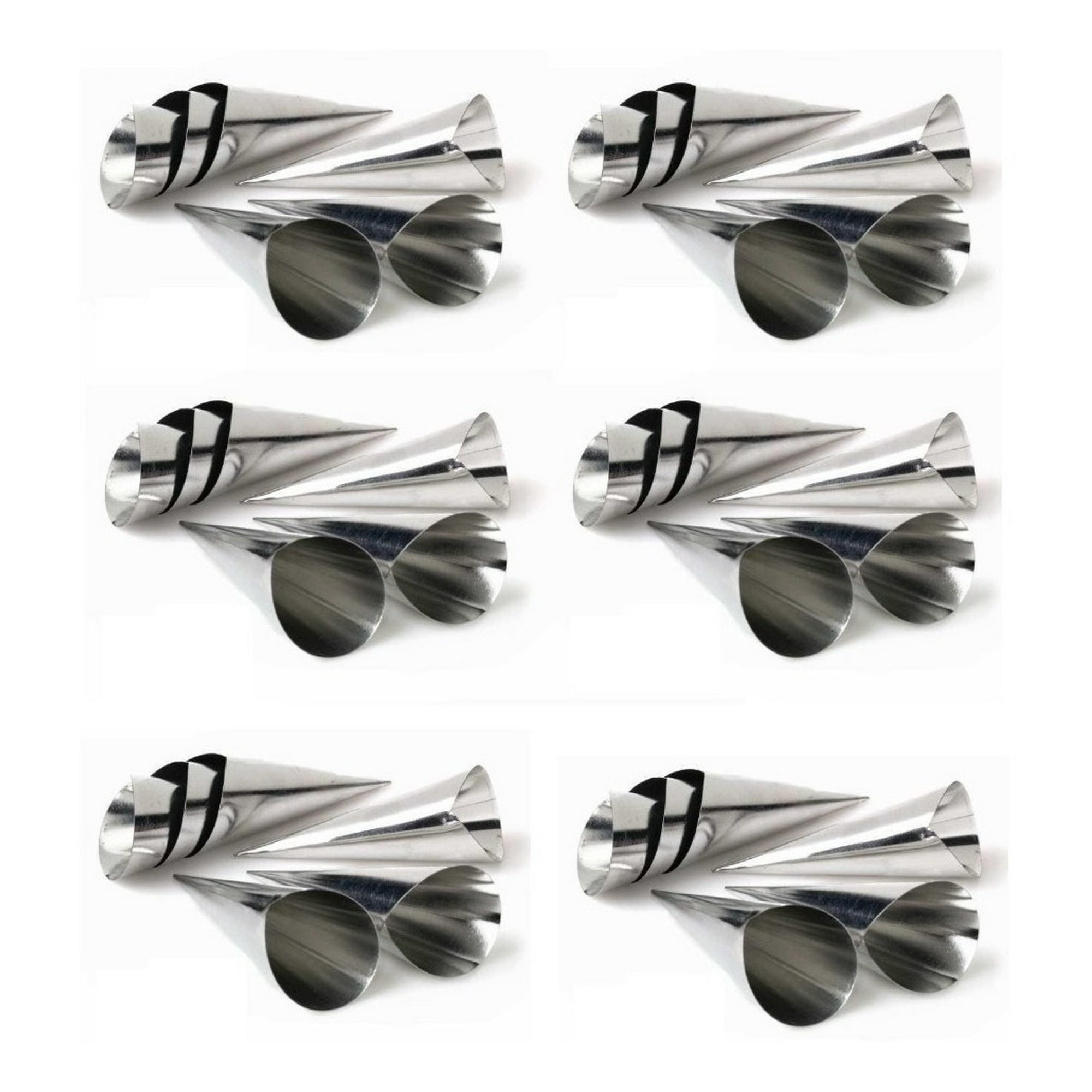 Genérico - Pack X36 Cono Molde Para Cannoli Cachito Croissant Pan Danes