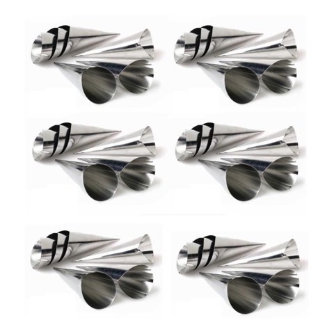 Genérico - Pack X36 Cono Molde Para Cannoli Cachito Croissant Pan Danes