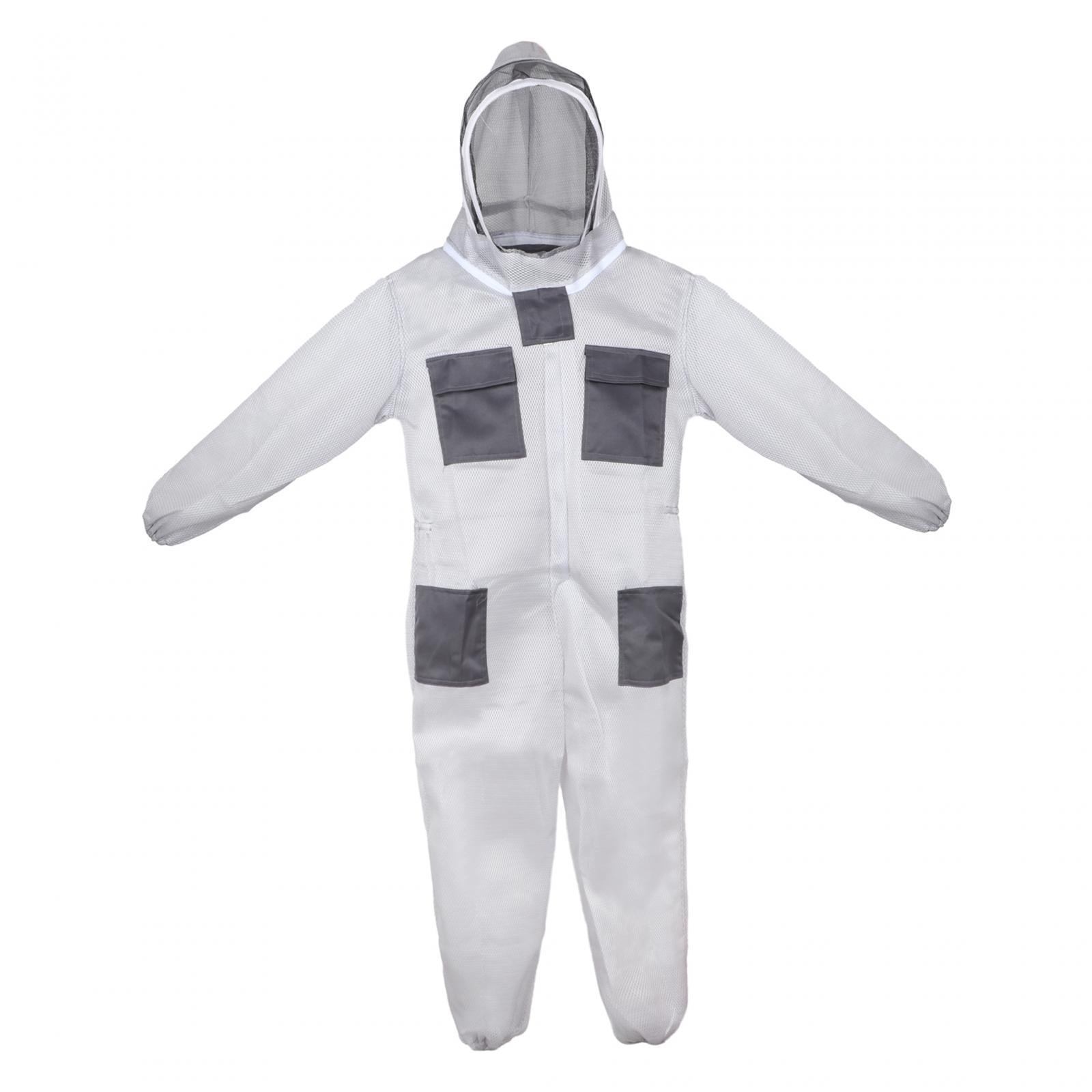 Magideal - Robusto Traje De Cuerpo Entero Para, Traje De Apicultor, Suministros De Apicultura Gris Para Investigadores, Traje De Apicultor Profesional, Traje De Xl 172 A 176cm