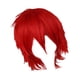 thumbnail image 5 of Peluca Corta de Cosplay, Anime Resistente Al Calor Unisex Moda Básica en Capas Spiky Peluca para Disfraz de Halloween Hombres Cosplayer Mascu , Rojo, 5 of 5