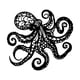 thumbnail image 4 of Arte De Pared De Pulpo De Metal, Decoración De Pared De Metal Para Dormitorio, Patio Y Jardín., 4 of 5