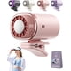 thumbnail image 1 of Ventilador clip coche pantalla LED 360° rotación portátil silencioso mini sin aspas 199 velocidades, 1 of 8