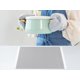 thumbnail image 5 of REGALWOVEN Juego de 6 Manteles Individuales para Decoración de Mesa de Comedor de Cocina Lavables Resistentes al Calor Manteles Individuales Limpiables Gris 18*12in, 5 of 7