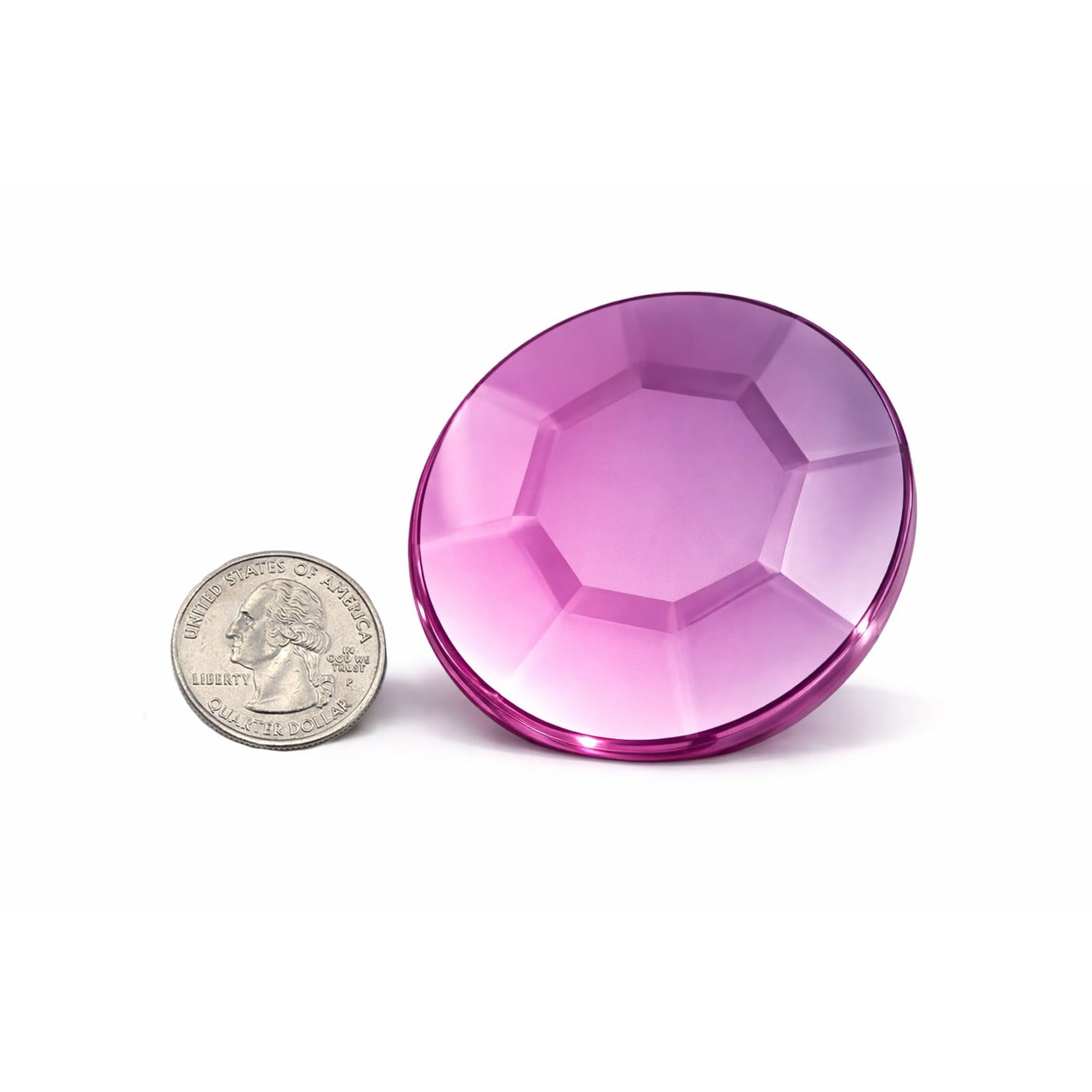 Diamantes De Imitación Acrílicos Allstarco H112 Rosa 60 Mm Para Cosplay X2