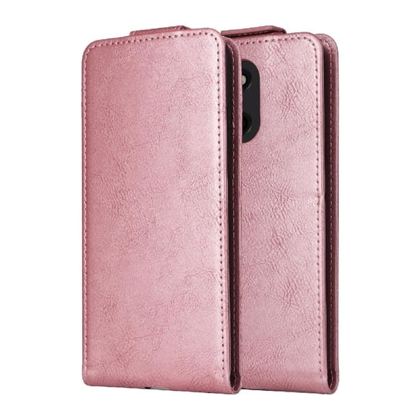 Funda tipo folio para Motorola Edge 5G 2025 con soporte magnético y protección para la cámara Oro rosa