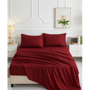 Riqui - Sábanas 1.5 Plazas Burdeo