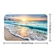 thumbnail image 1 of 1pc Bathroom Rugs Shower Curtain, Sea Wave Pattern Shower Curtain With 12 Plastic Hooks, Bathroom Non-Slip Mat, U Shaped Toilet Mat And Toilet Cover, Bathroom Accessories, Bathroom Decor, Home Decor, 1 of 5