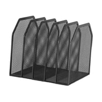 Magideal - Organizador De Archivos De Escritorio Bandeja De Carta De Correo Stand Metal Stand De Papel Sorteo De Papel Organizador De Papel De Gestión De La Gest Negro