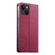thumbnail image 5 of Funda tipo cartera con bloqueo RFID para iPhone 14 Plus cubierta magnética de cuero con tapa y soporte Rojo, 5 of 6