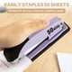 thumbnail image 4 of Stapler Deli Heavy Duty, tira completa con capacidad para 50 hojas, color morado, 4 of 7