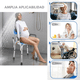 thumbnail image 4 of Silla Baño Ducha 3 En 1 Soporte Antideslizante Agarradera, 4 of 8