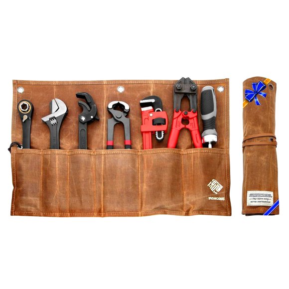 Bolsa organizadora de herramientas IRONCUBE de lona encerada impermeable
