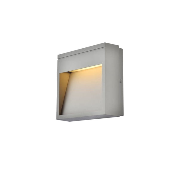 Aplique de Pared Living District Raine LED Integrado Plata 8W