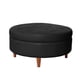 thumbnail image 1 of Pouf Paris Pu Negro, 1 of 1
